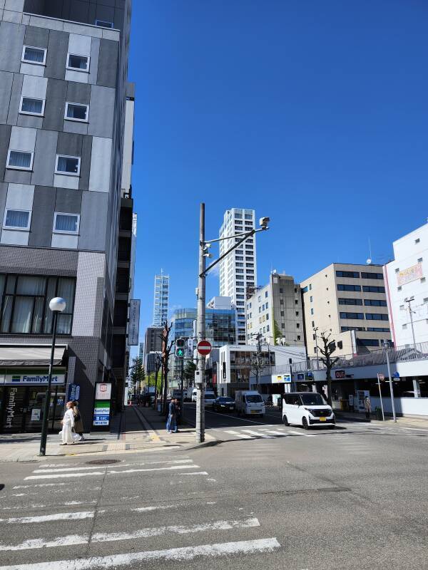 Telecommunication tower in Sapporo.