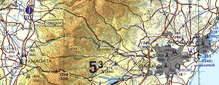 Portion of Tactical Pilotage Chart G-11B.