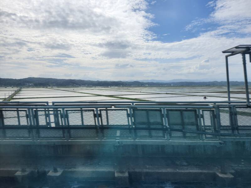 Rice paddies north of Ichinoseki.