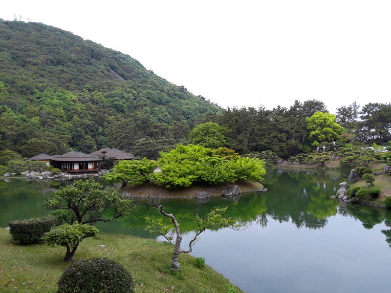 Ritsurin Garden in Takamatsu.