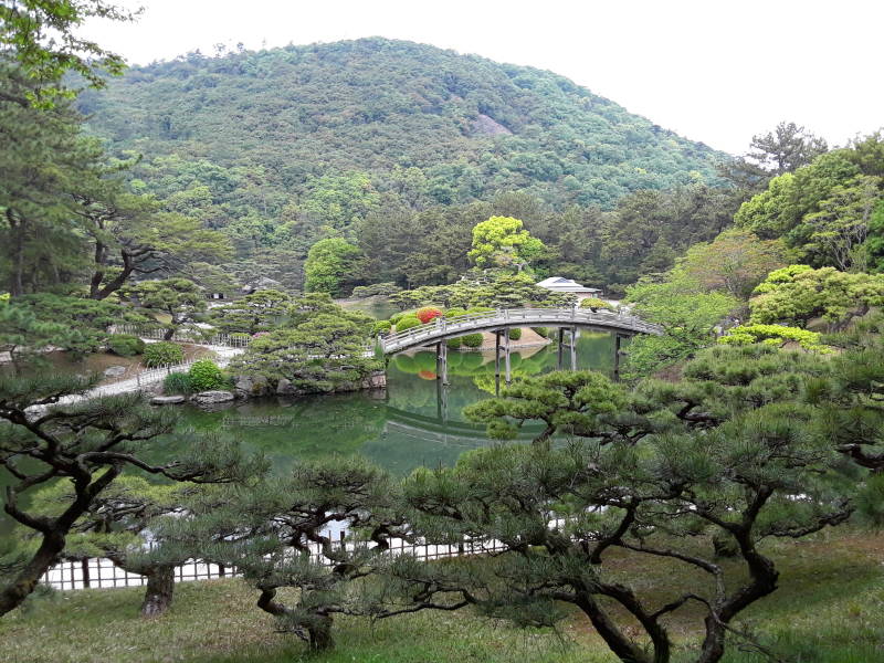 Ritsurin Garden in Takamatsu.