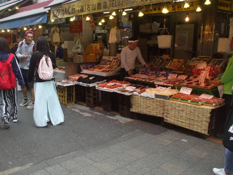 Ameya-Yokochō market under the Yamanote Line tracks.