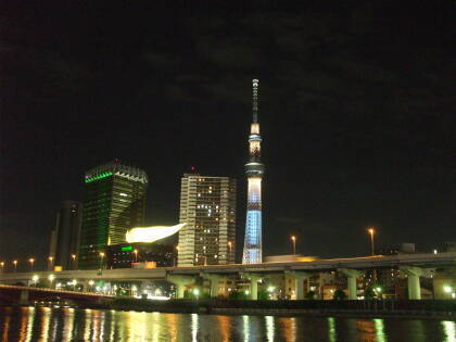 Sumida-gawa, the Sumida River.