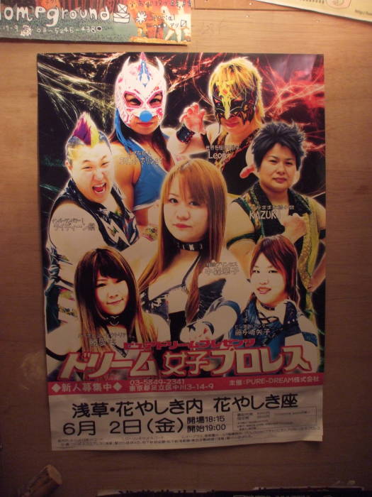 Mexican-style women's professional wrestling poster.