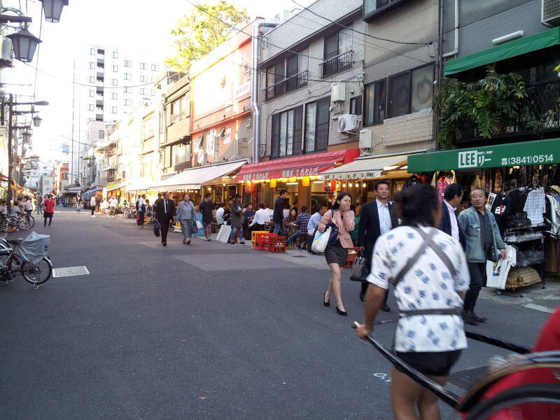 Izakaya serving Yakitori on Hoppy Street near Sensō-ji Buddhist temple in Asakusa, Tōkyō.