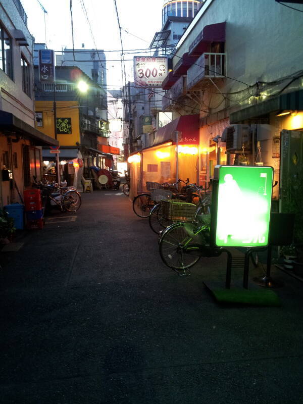 Izakaya serving Yakitori on Hoppy Street near Sensō-ji Buddhist temple in Asakusa, Tōkyō.