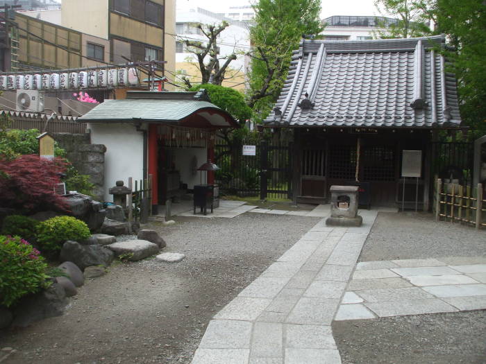 Interior of O-tanuki-sama Shrine in Asakusa, Tōkyō