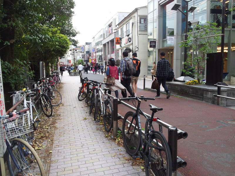 Entering the north end of Cat Street in Harajuku.