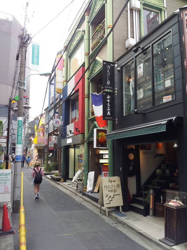 Walking east on the north side of Omotesandō in Harajuku.