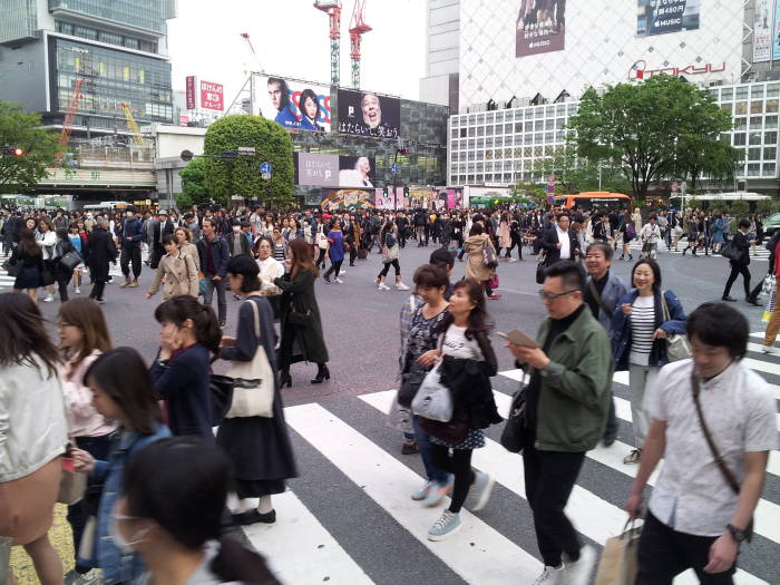 Shibuya Crossing.