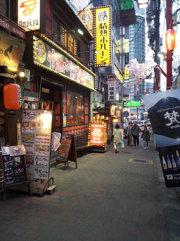 Visiting Omoide Yokochō in Shinjuku, in Tōkyō