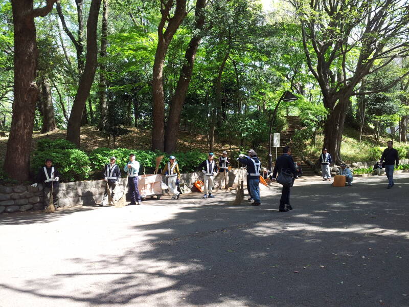 Yayoi-era tomb in Ueno Park.