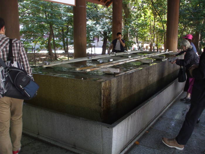Ablutions found at the Yasukuni Shrine.