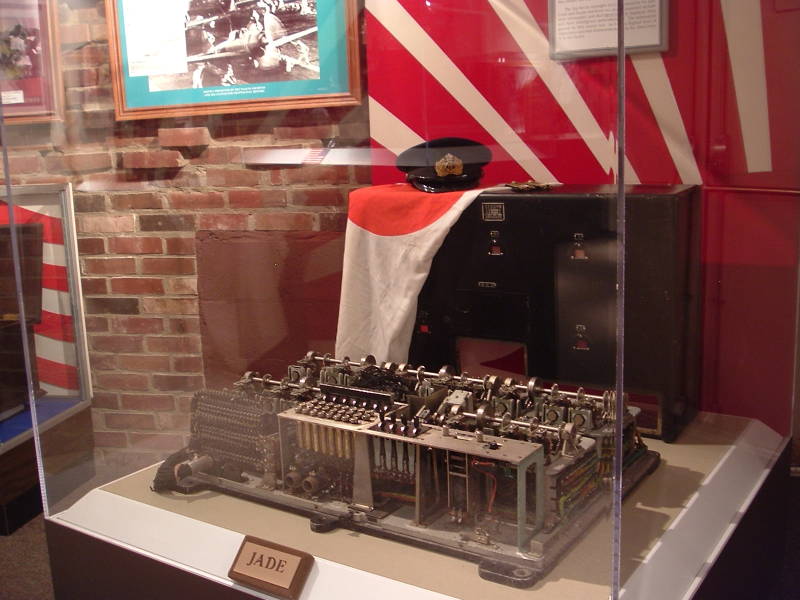 Captured JADE cipher machine at the NSA's National Cryptologic Museum.