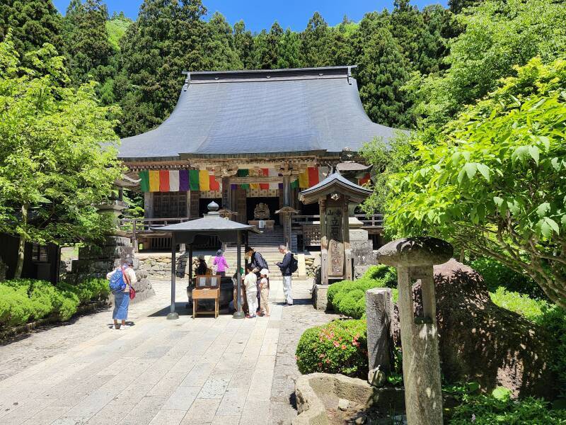 Risshaku-ji temple at Yamadera town.