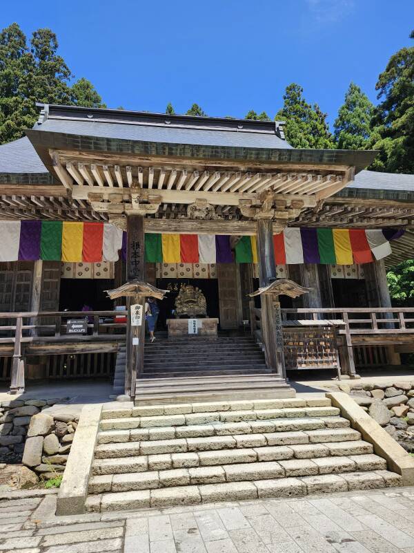 Risshaku-ji temple at Yamadera town.