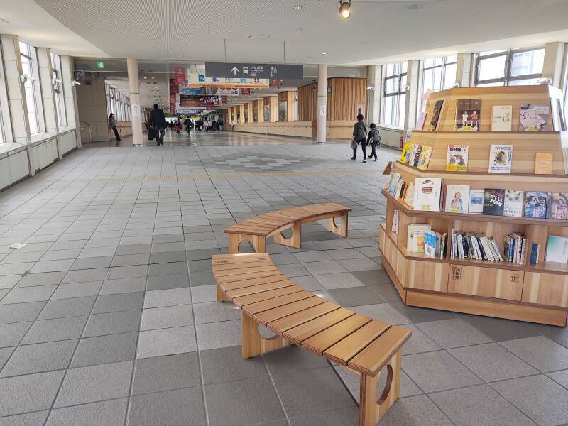 Children's reading area at Yamagata Station.