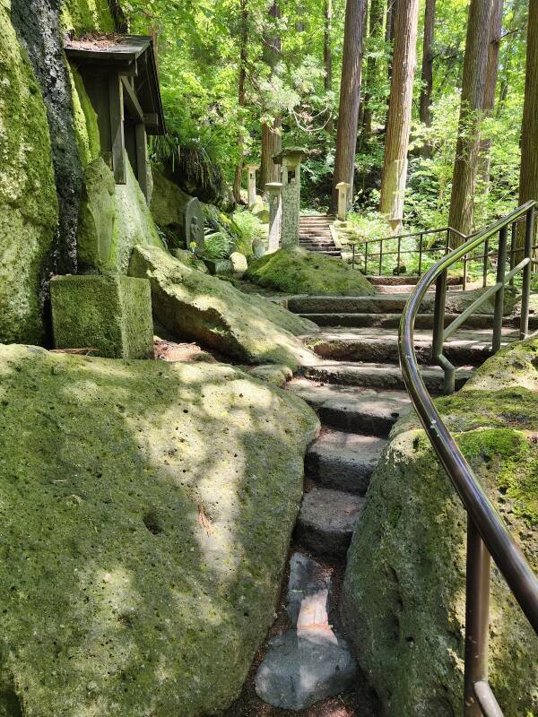 Steps become very narrow.