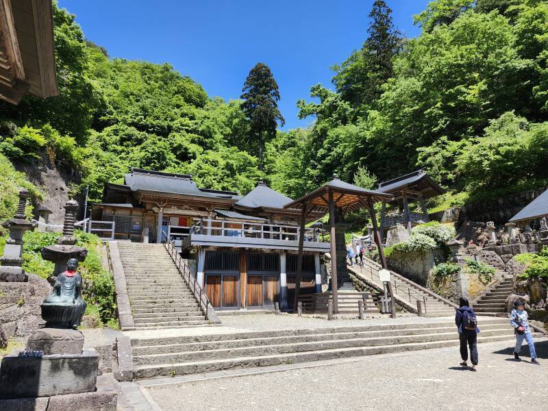 Okunoin at the top of the thousand stone steps at Yamadera.