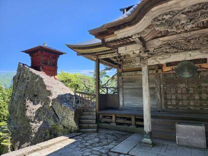 Sutra repository at Yamadera.