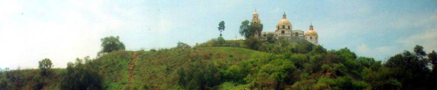 Tlachihualtepetl or the Great Pyramid of Cholula and the largest pyramid in the world measured by volume.