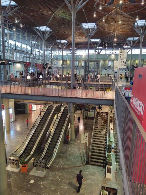 Casa-Port train station in Casablanca.