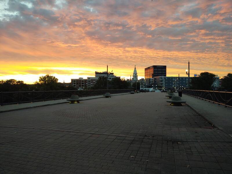 Sunrise over Lafayette, Indiana