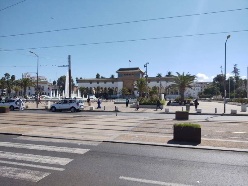 Place Mohammed V in Casablanca.