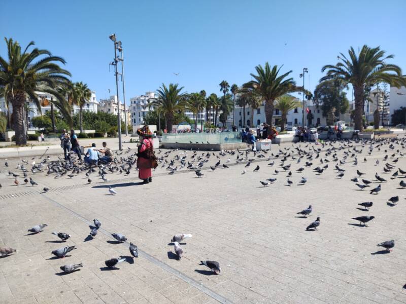 Place Mohammed V in Casablanca.