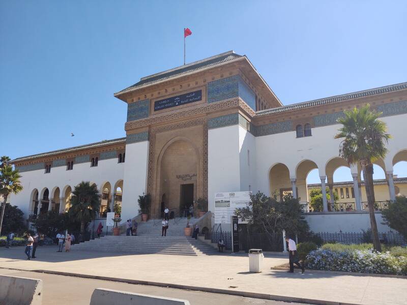 1925 Palais du Justice on Place Mohammed V in Casablanca.