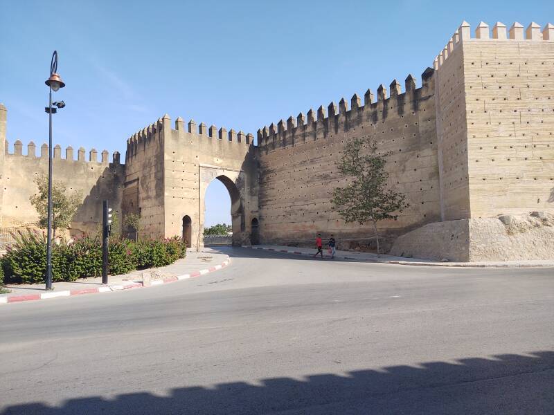 Outer gate leading into Place Boujloud.