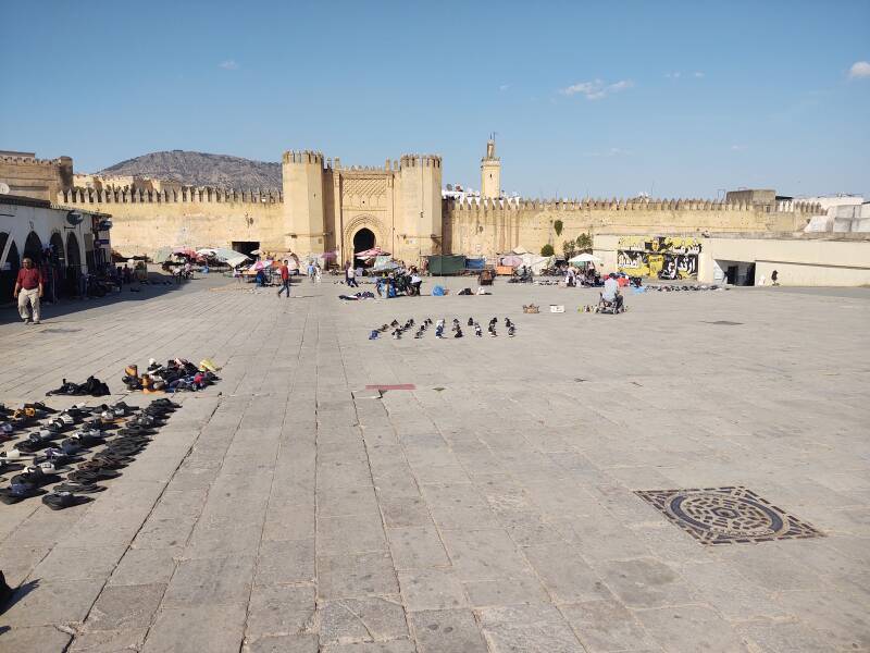 Bab Chorfa at Place Boujloud in Fez, Morocco.