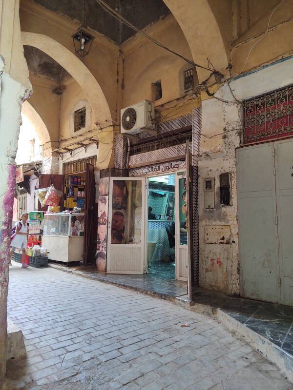 Bab Chorfa at Place Boujloud in Fez, Morocco.