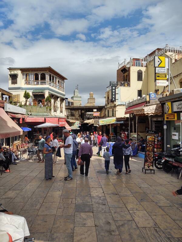 Bab Boujloud in Fez, Morocco.