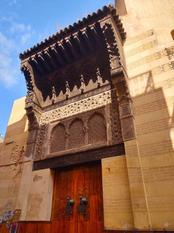 Rear entrance to the Bou Inania Madrasa.