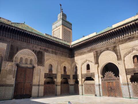 Bou Inania Madrasa in the Fez medina.