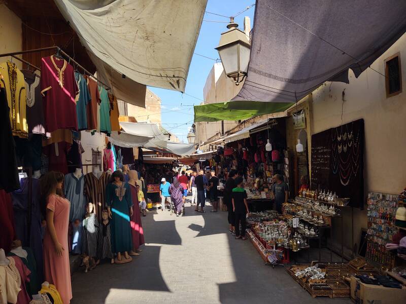 Dar Chourouk guesthouse in the medina in Fez.