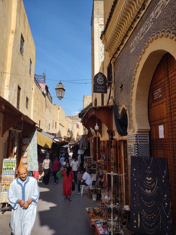 Dar Chourouk guesthouse in the medina in Fez.