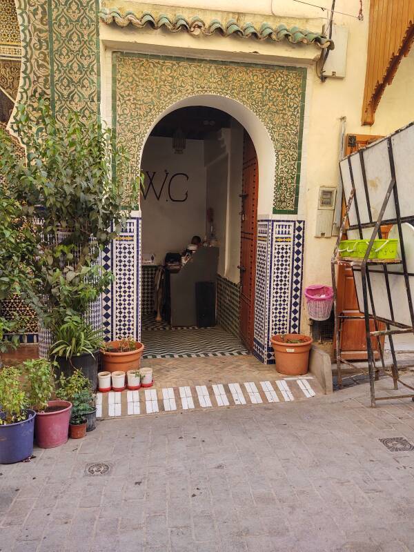 Dar Chourouk guesthouse in the medina in Fez.