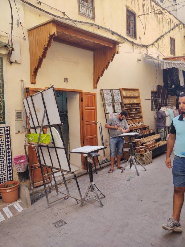 Dar Chourouk guesthouse in the medina in Fez.