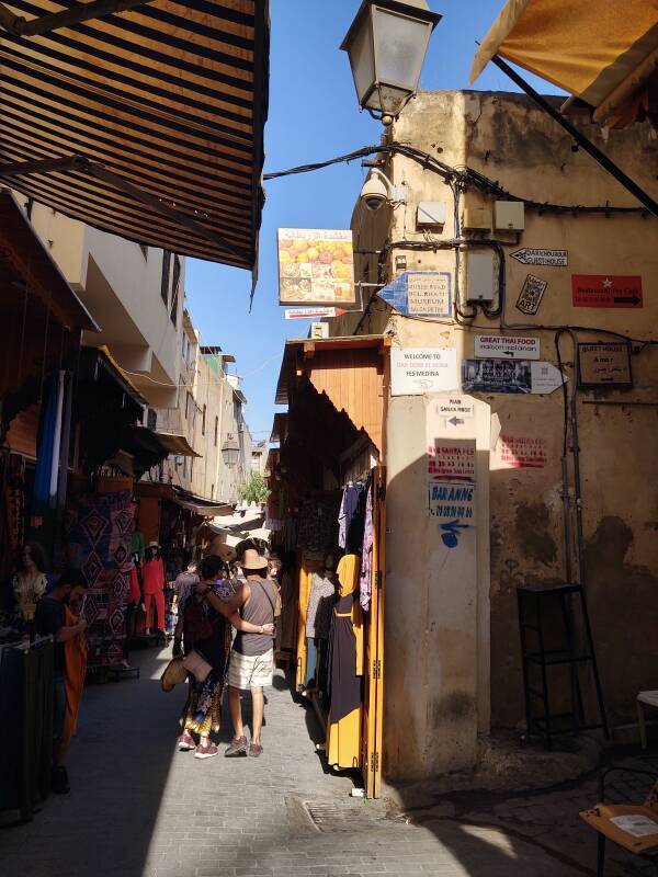 Dar Chourouk guesthouse in the medina in Fez.