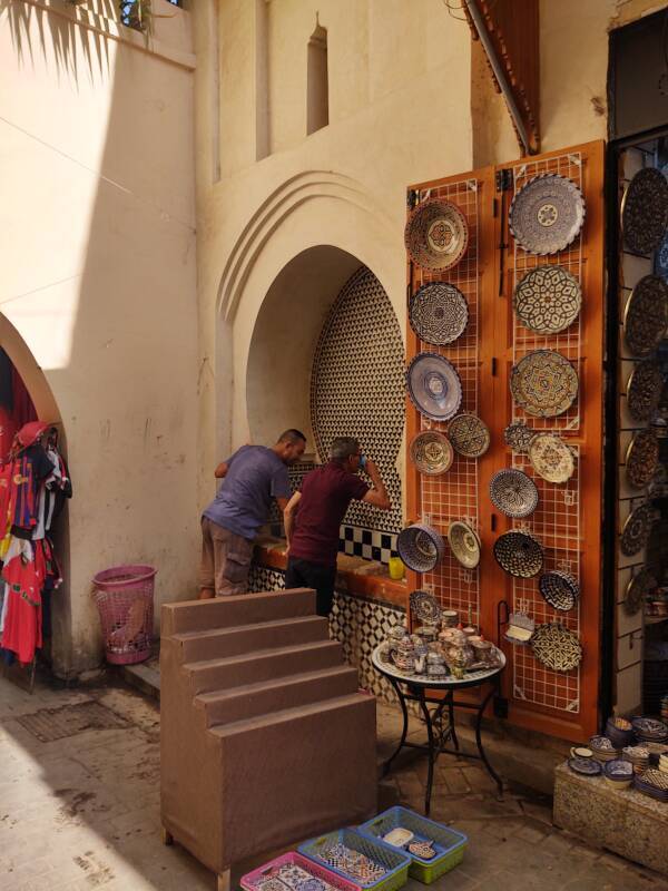 Dar Chourouk guesthouse in the medina in Fez.