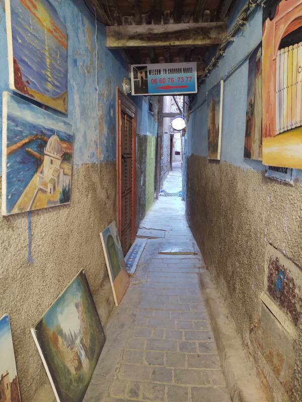 Dar Chourouk guesthouse in the medina in Fez.