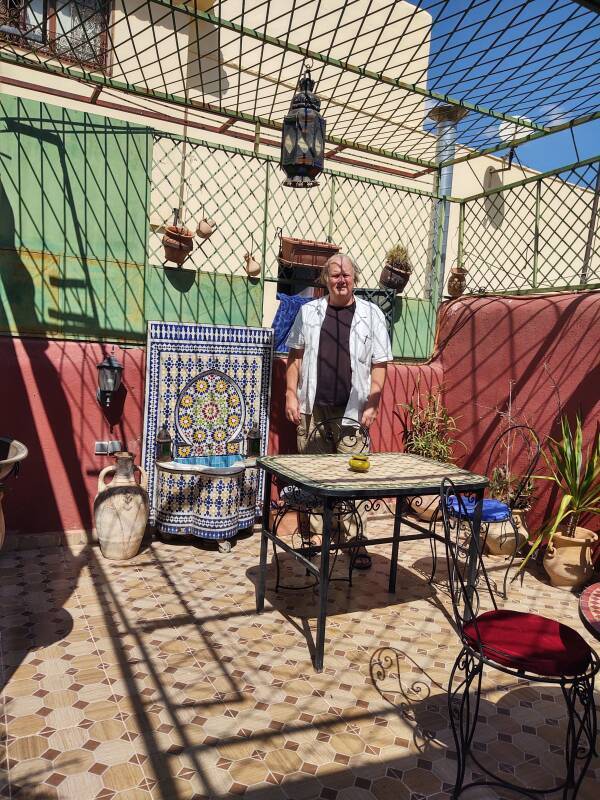 Dar Chourouk guesthouse in the medina in Fez.