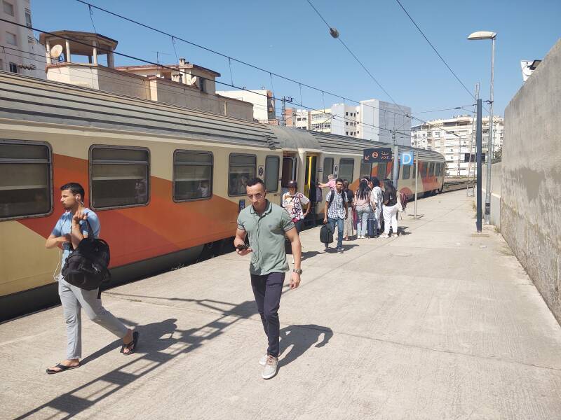 First Class car at Gare al Amir Abdul Kader in Meknès.