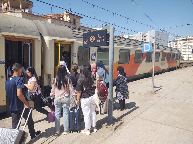 First Class car at Gare al Amir Abdul Kader in Meknès.