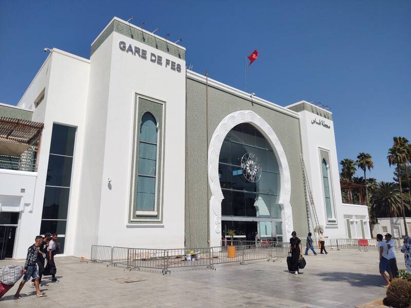 Gare de Fès, the train station in Fez in Morocco.