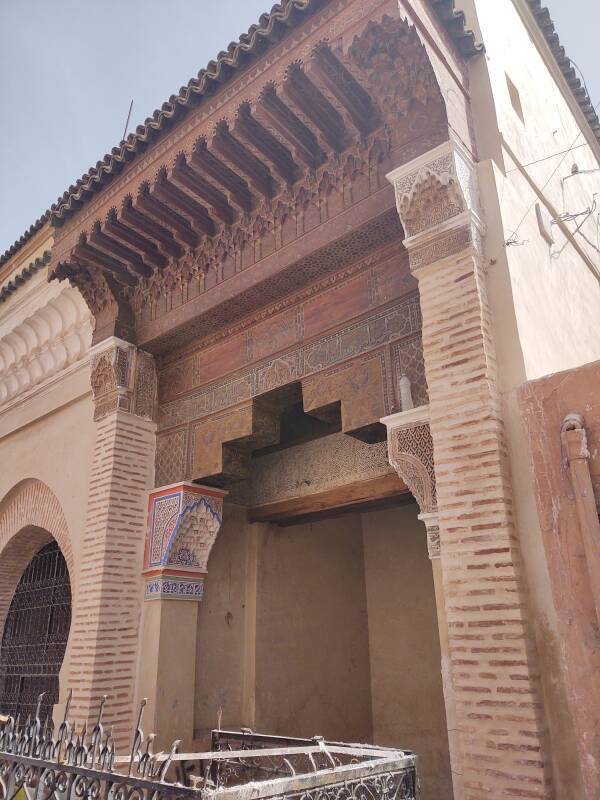 Hammam Mouassine and associated fountains in the medina in Marrakech.