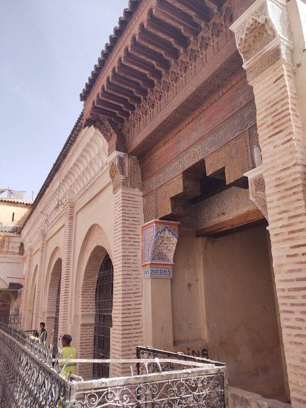 Hammam Mouassine and associated fountains in the medina in Marrakech.