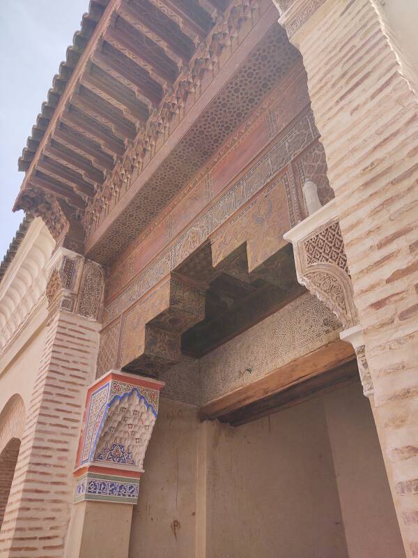 Hammam Mouassine and associated fountains in the medina in Marrakech.